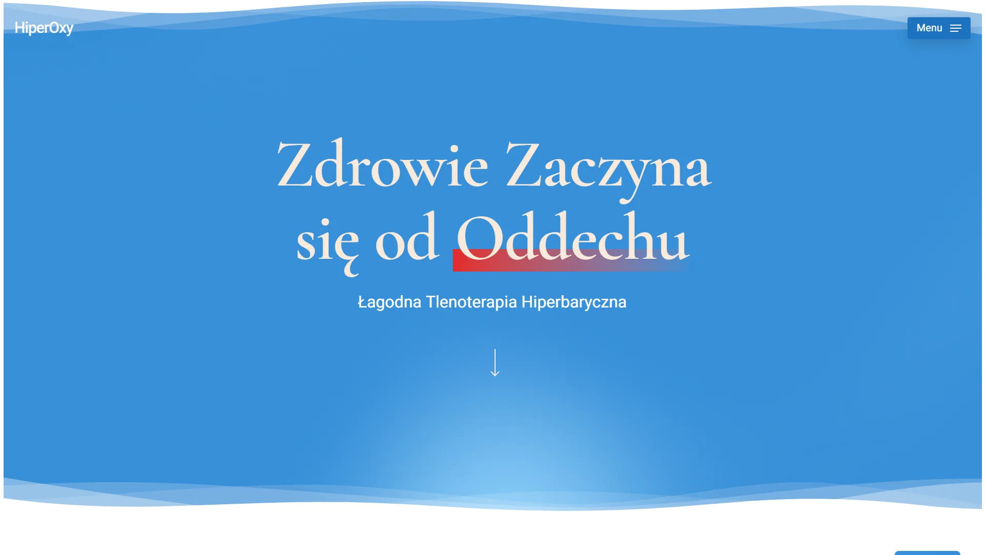 HiperOxy – Rozbudowany Landing Page dla Branży Medycznej