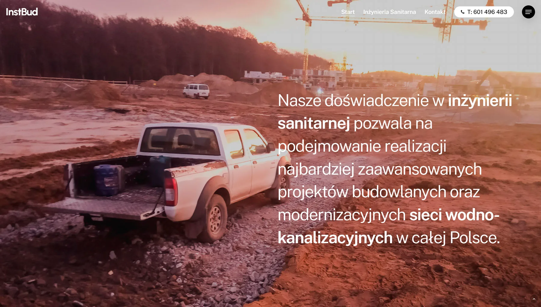 InstBud – Strona Firmowa – Budownictwo i Inżynieria Sanitarna