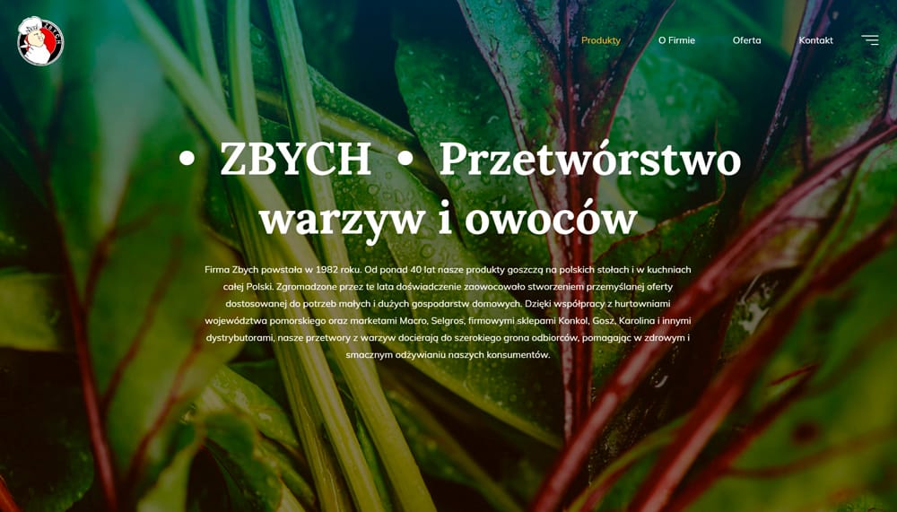 Zbych - Przetwórstwo warzyw i owoców - zbych.pl